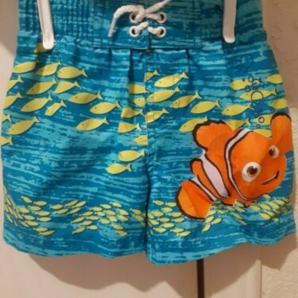 Disney Swim Finding Nemo Swim Suit 2 Monthstrunks Set Boys Baby Nwt